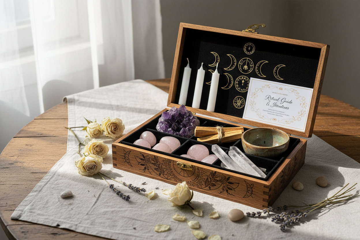 Rituel — Clef Magique en Main – Les Cristaux du Lac