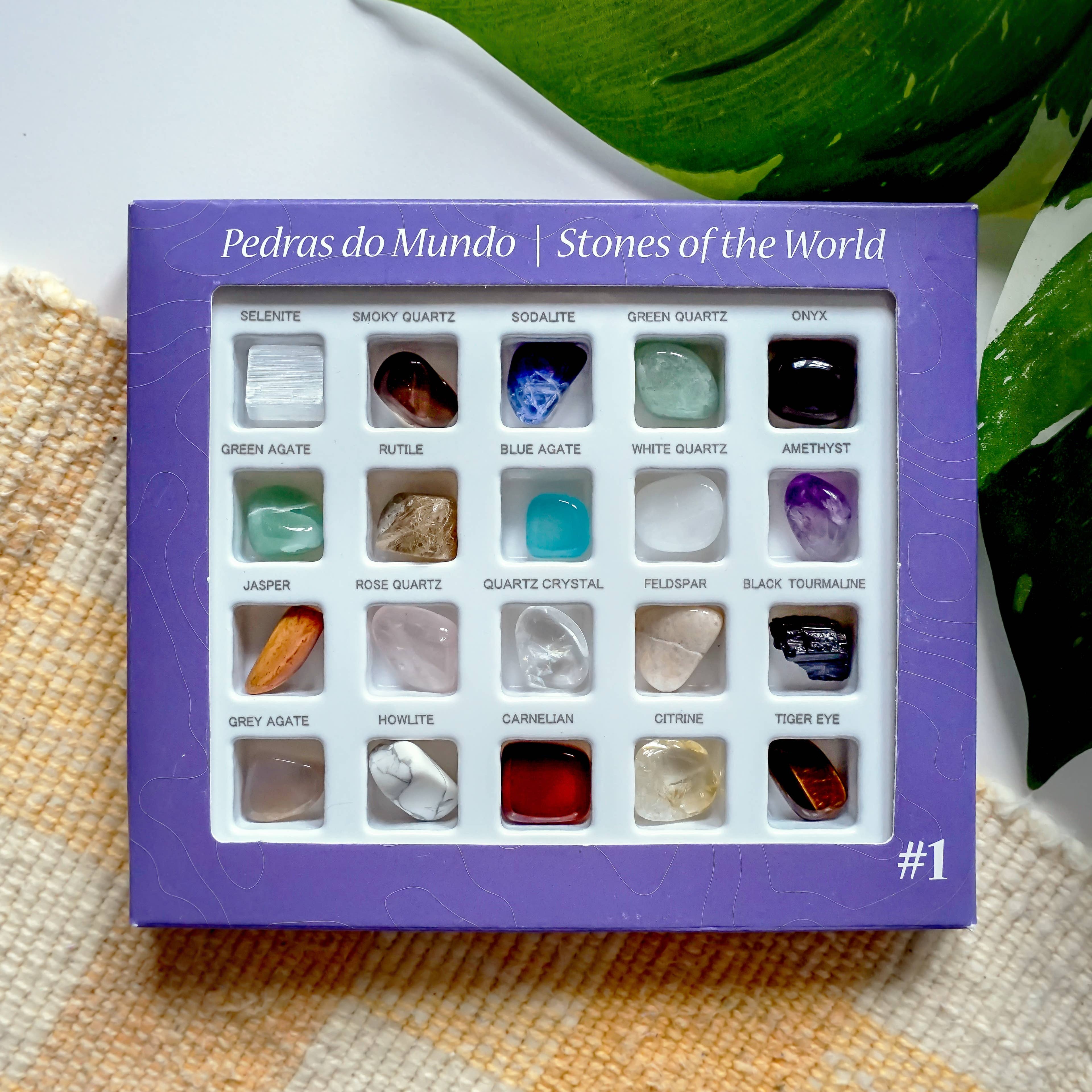 Pierres du monde - Collection de cristaux roulés