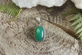 Pendentif pierre Onyx vert