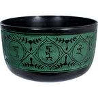 Bol à chant plat/vert Tara-6" Di.