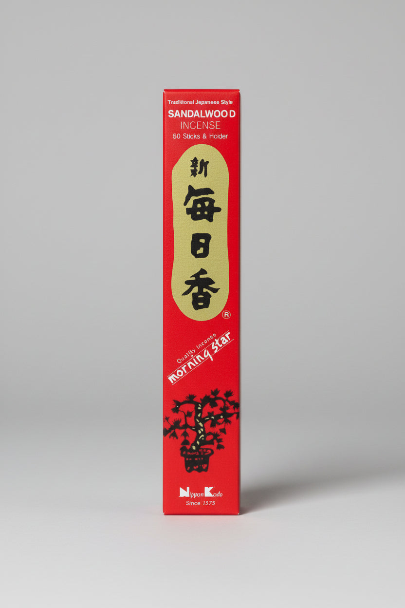 Encens Morning Star au bois de santal (50 bâtonnets)