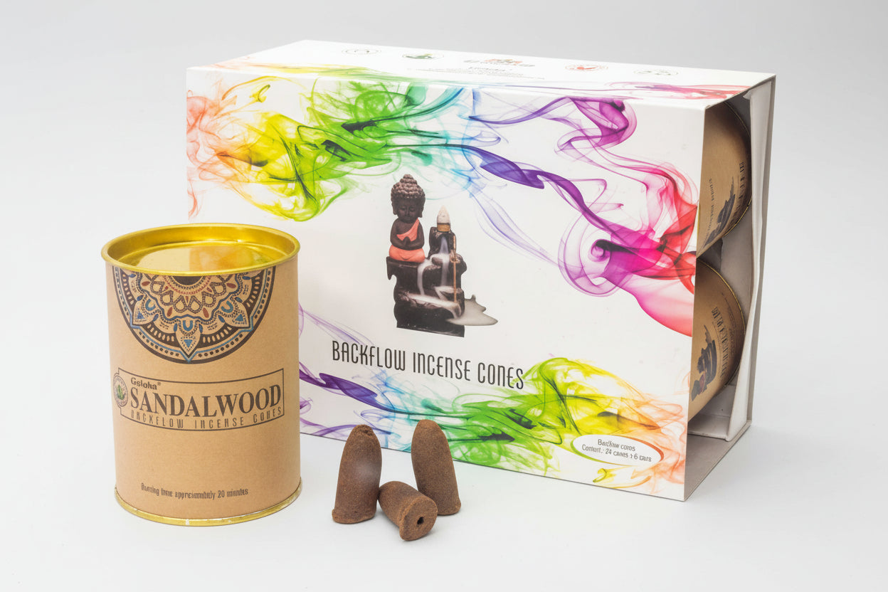 Encens en cône à reflux Goloka Santal