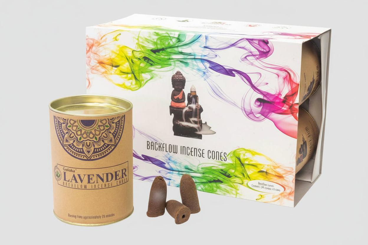 Goloka - Encens Backflow Cone - Lavande
