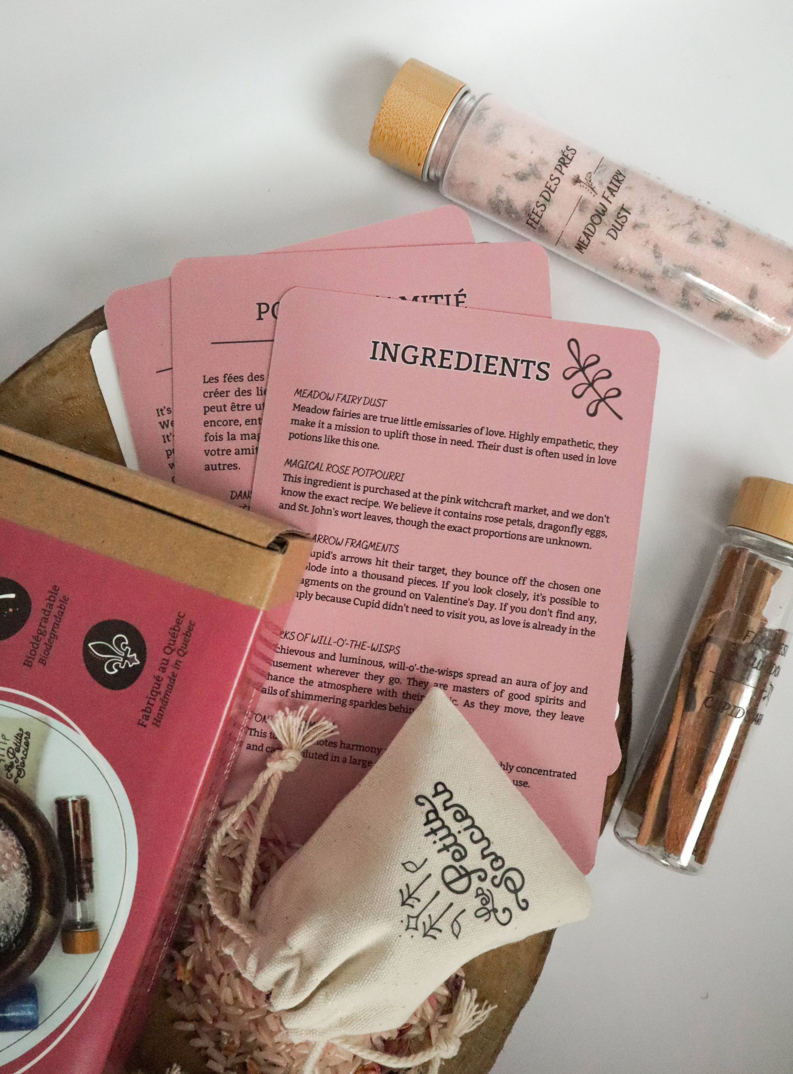 Kit Potions d’Amour : Amour de soi, Amitié & Harmonie