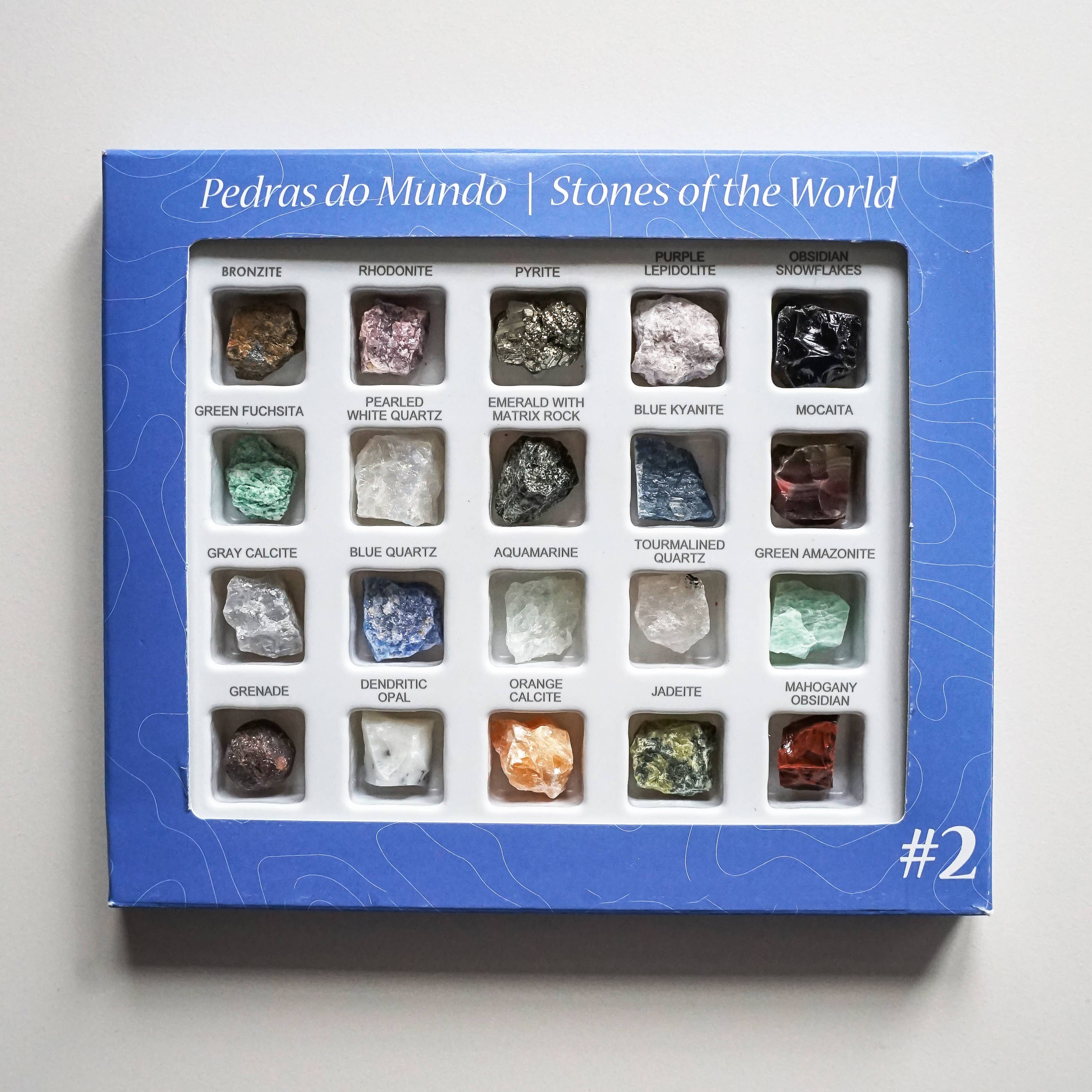 Pierres du monde — Collection de cristaux bruts