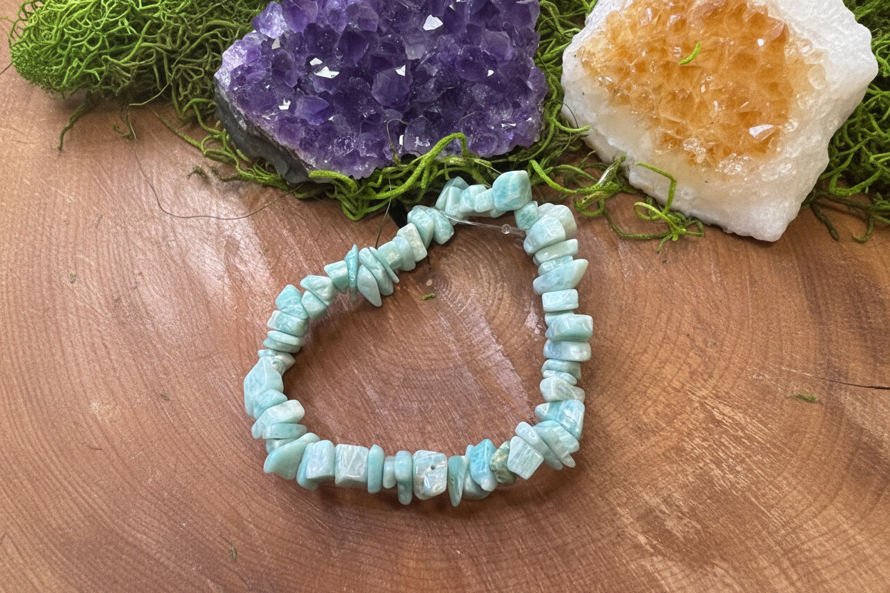 Bracelet éclat d’amazonite