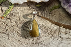 Pendentif pierre oeil de tigre - Argent 925