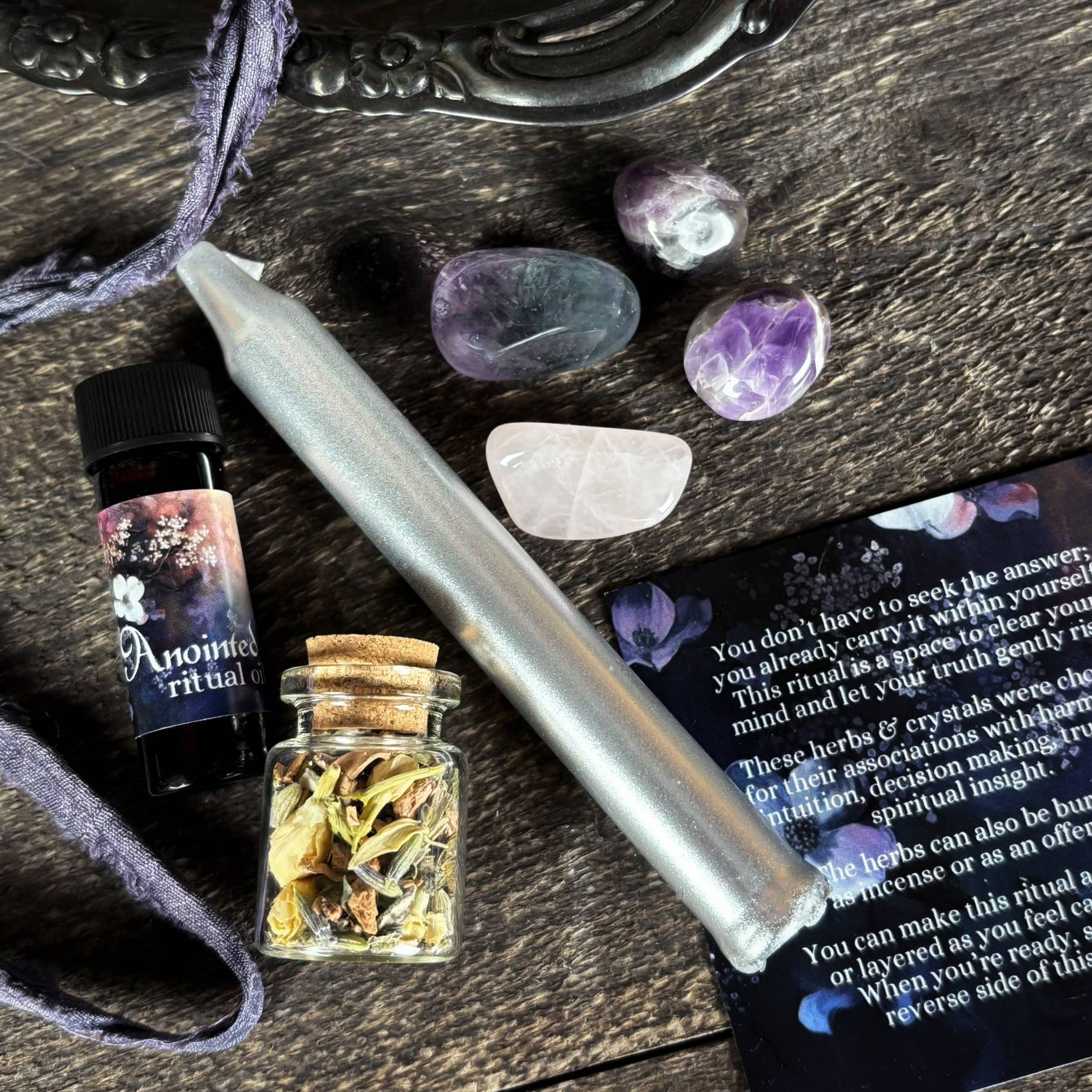 Kit de Sort de Clarté • Rituel d'Insight & d'Intuition • Sorcellerie ANGLAIS