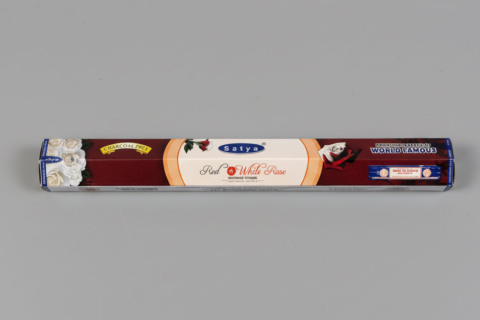 Red & white rose - Satya