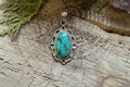 Pendentif en turquoise- Argent 925