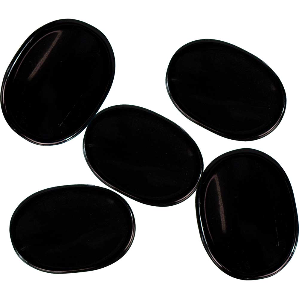 Pierre d'inquiétude, agate noire