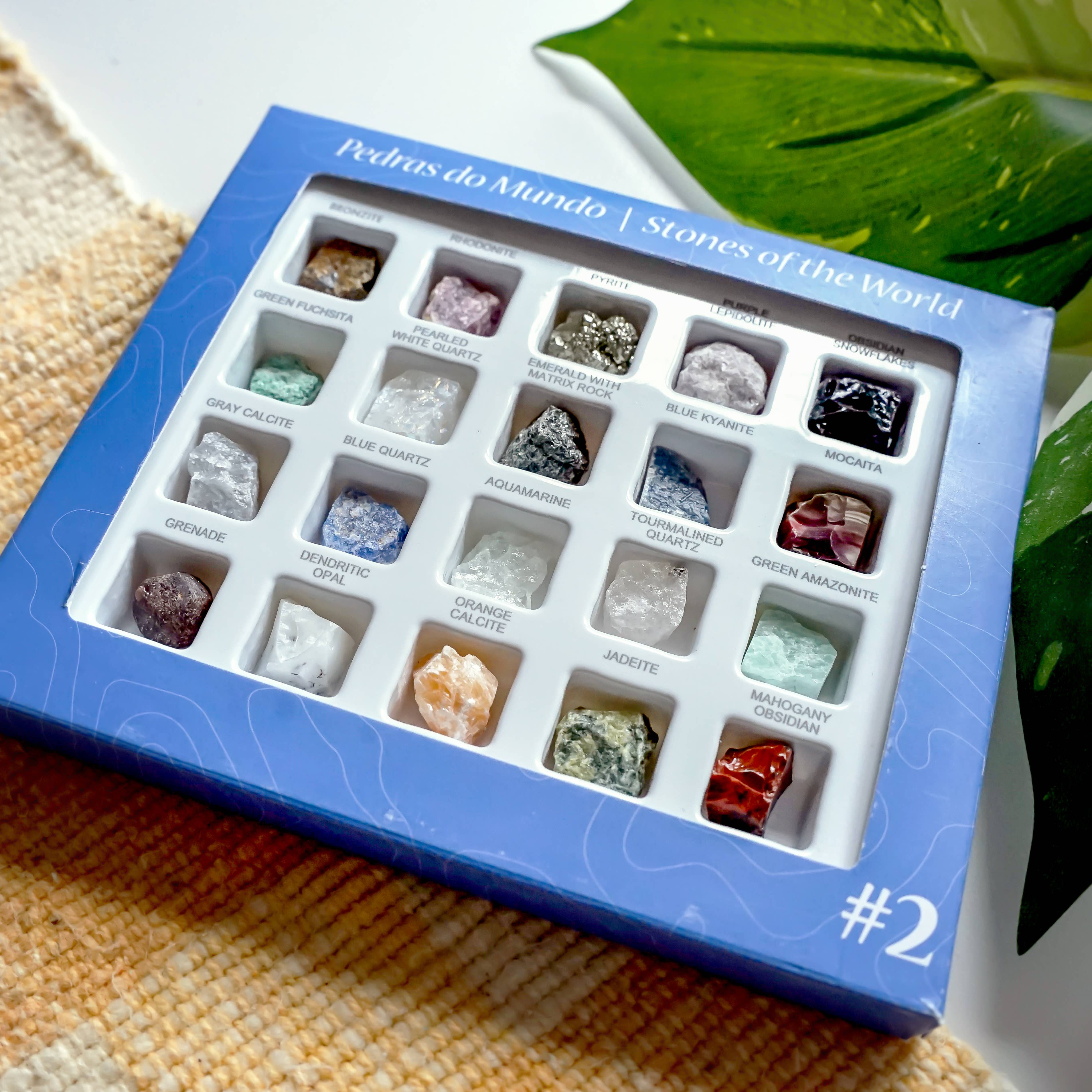 Pierres du monde — Collection de cristaux bruts
