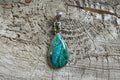Pendentif en Chrysocolle–Malachite &amp; Péridot naturel