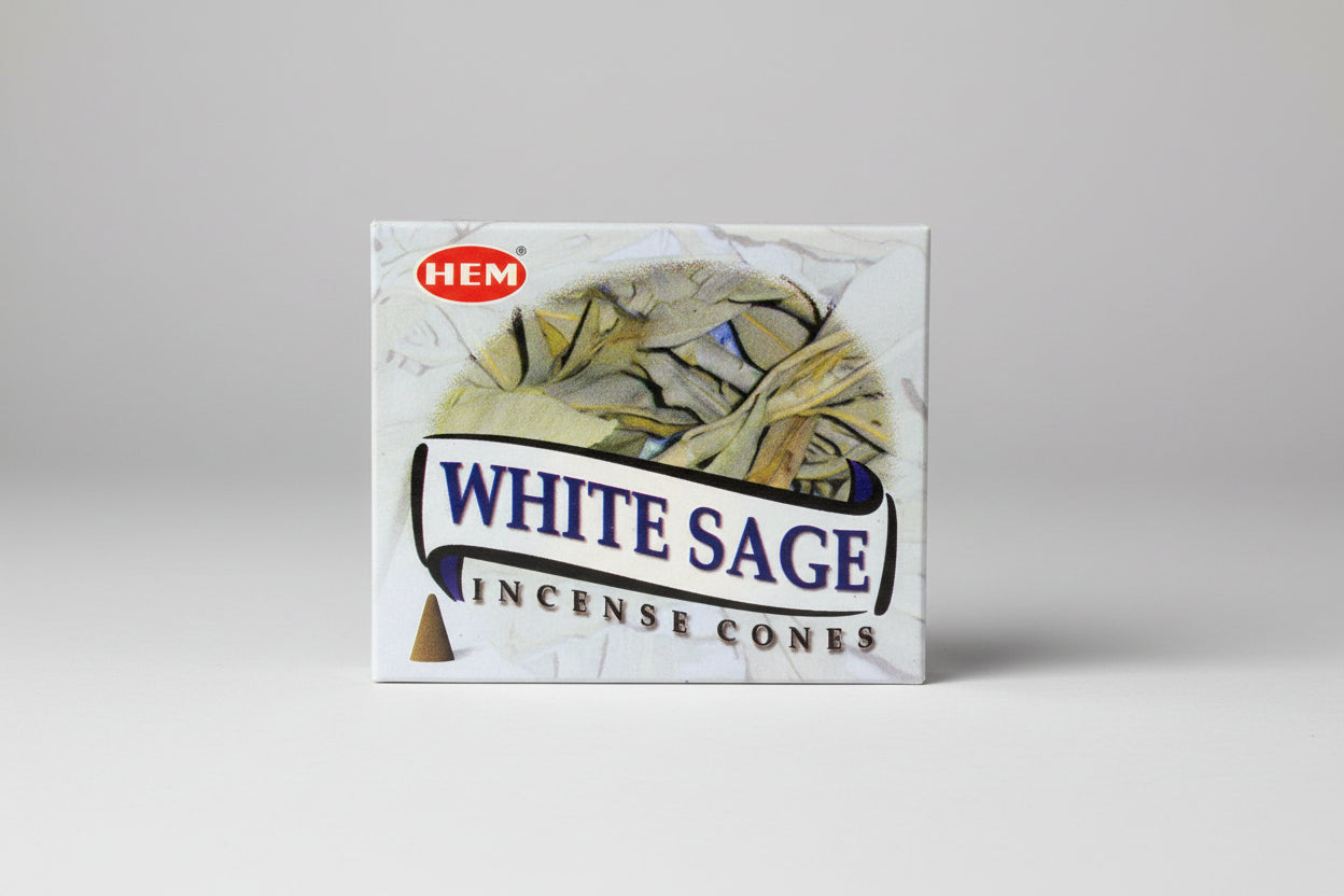 Cônes d'encens Hem et sauge blanche