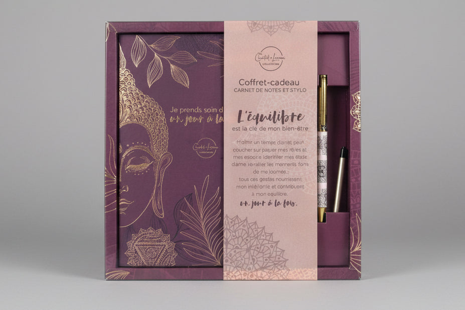 Coffret cadeau l’équilibre est la clé du bien-être - Chantale Lacroix