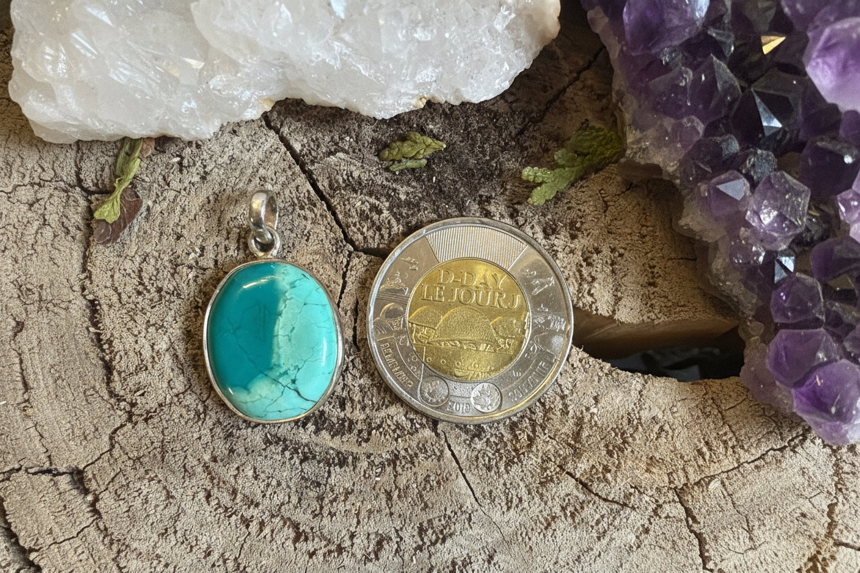 Breloque en turquoise