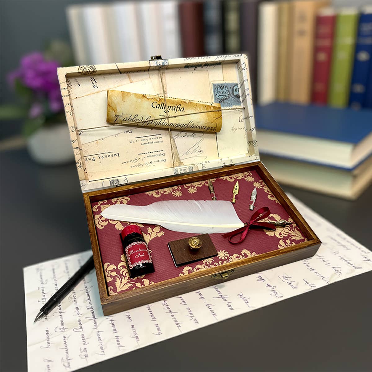 Coffret de Calligraphie Classique – Plume d’Oie