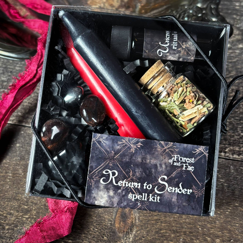 Kit de Sort Retour à l'Expéditeur • Bouclier de Sorcellerie ANGLAIS