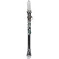 Baguette Magique - Pointe de Quartz Clair avec Arbre de Vie en Métal 10"L