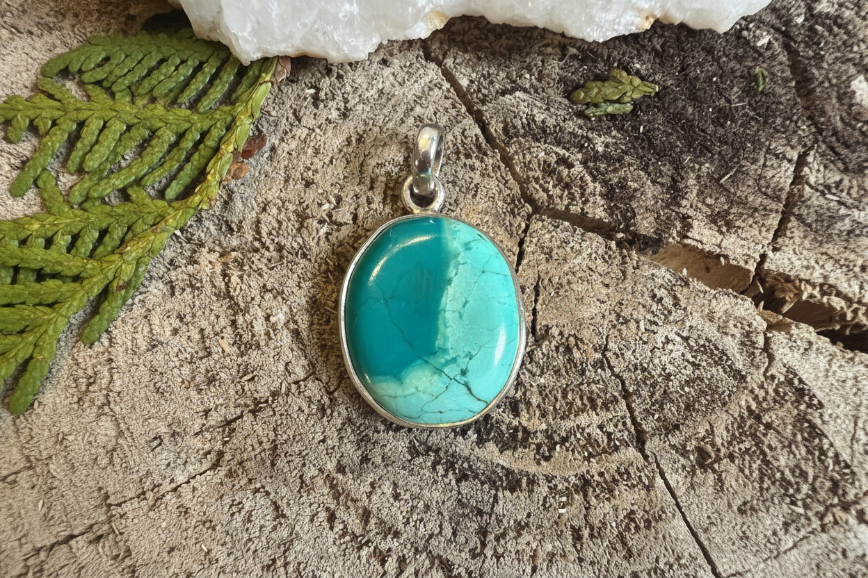 Breloque en turquoise