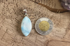 Pendentif pierre de Larimar- Argent 925