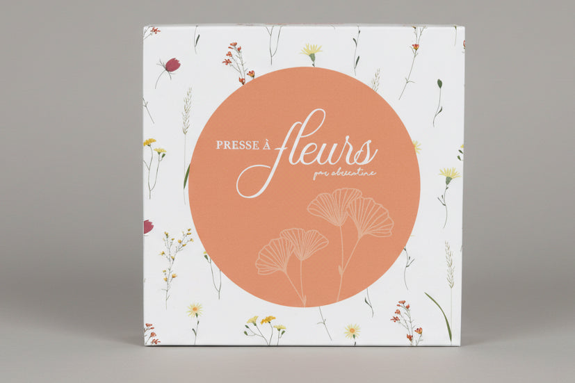 Presse à fleurs - Abricotine