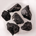 Pierres précieuses de tourmaline noire