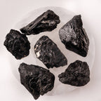 Pierres précieuses de tourmaline noire