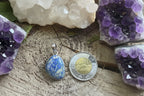 Pendentif pierre de sodalite- Argent 925
