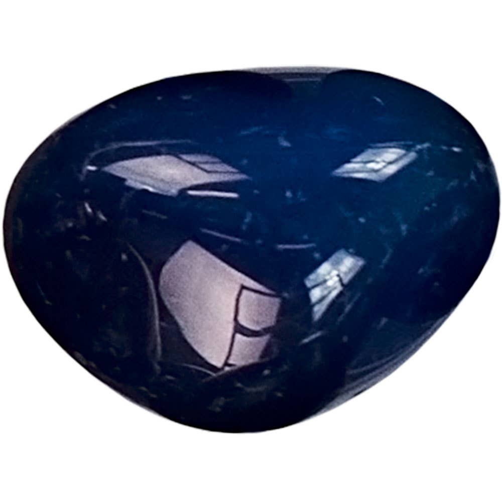 Pierres roulées en onyx bleu
