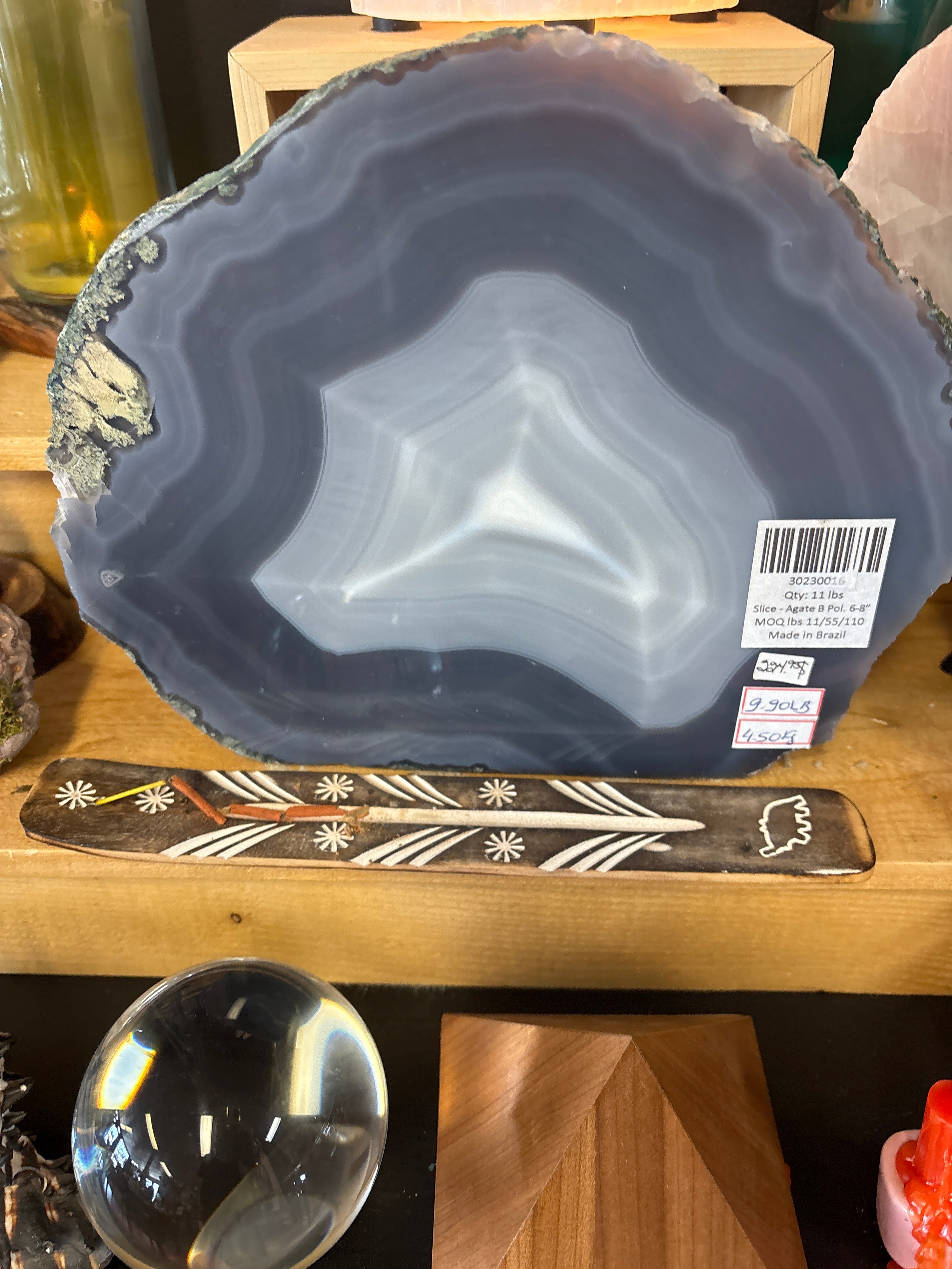 Agate slice