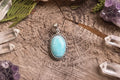 Pendentif pierre Amazonite- Argent 925