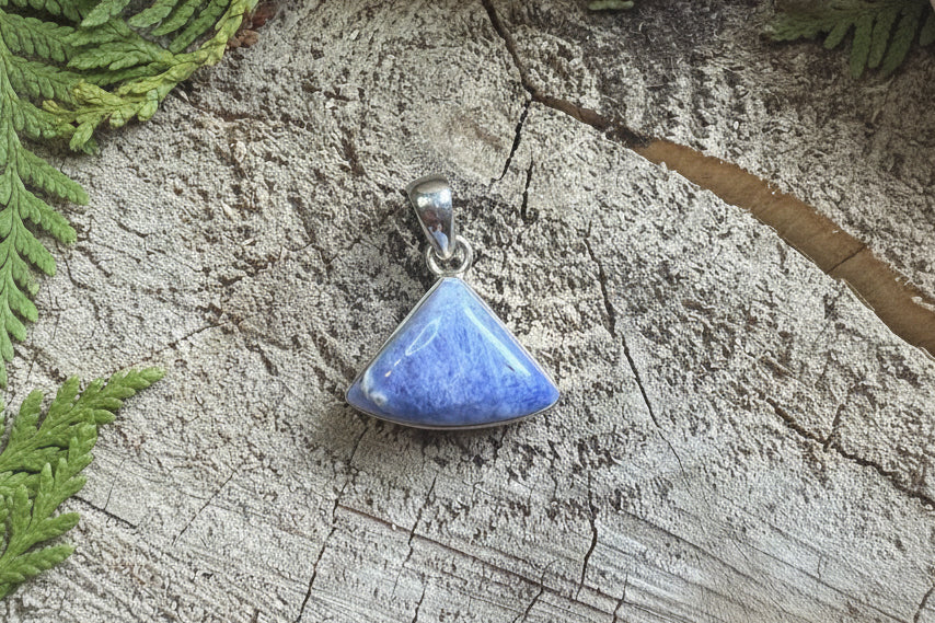 Pendentif pierre de Sodalite- Argent 925