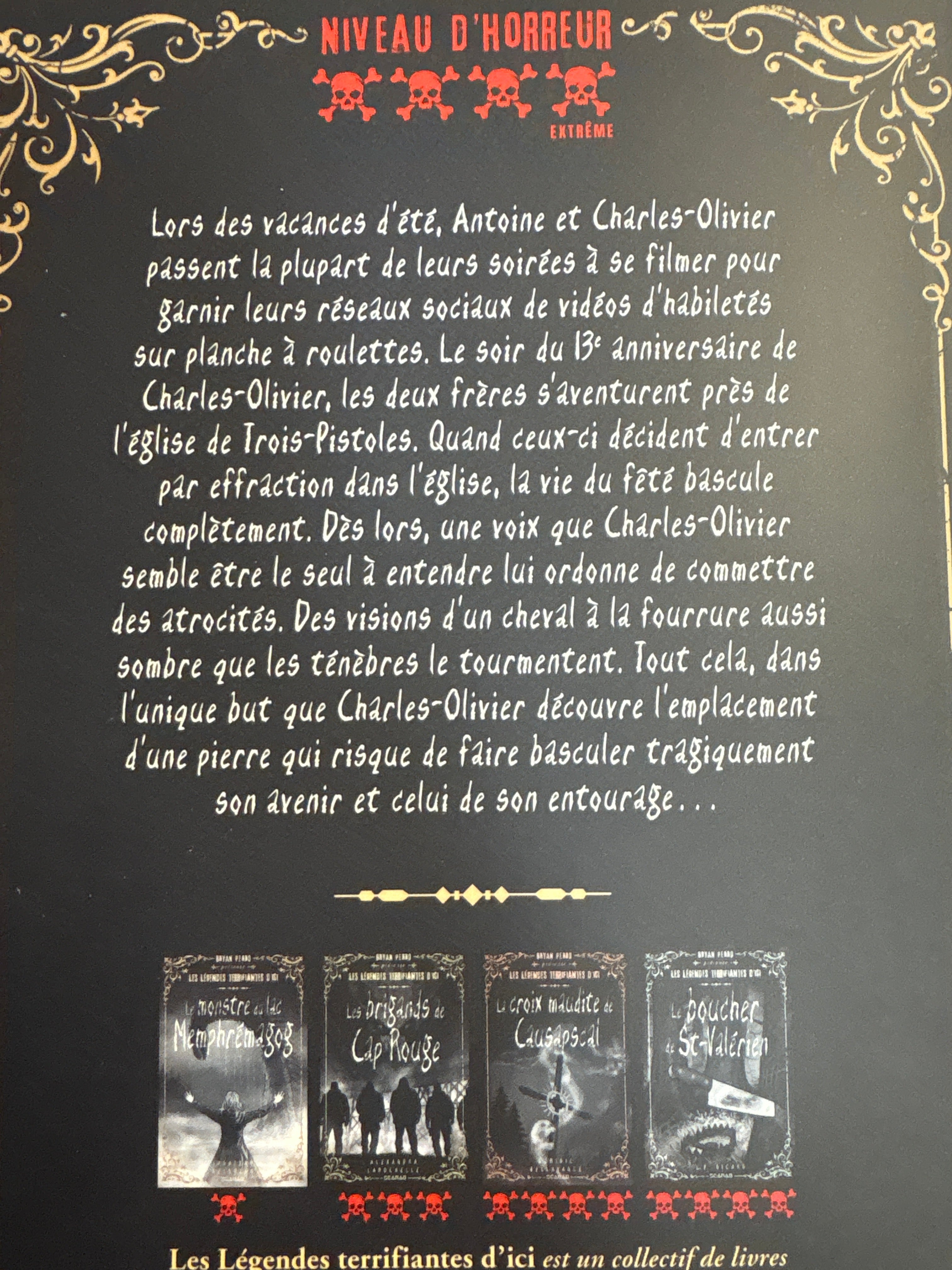 Le cheval noir de trois-pistoles