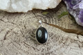 Pendentif obsidienne noire
