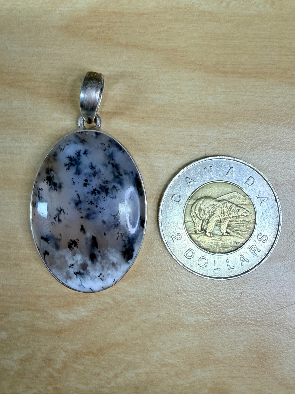 Pendentif Agate dendritique