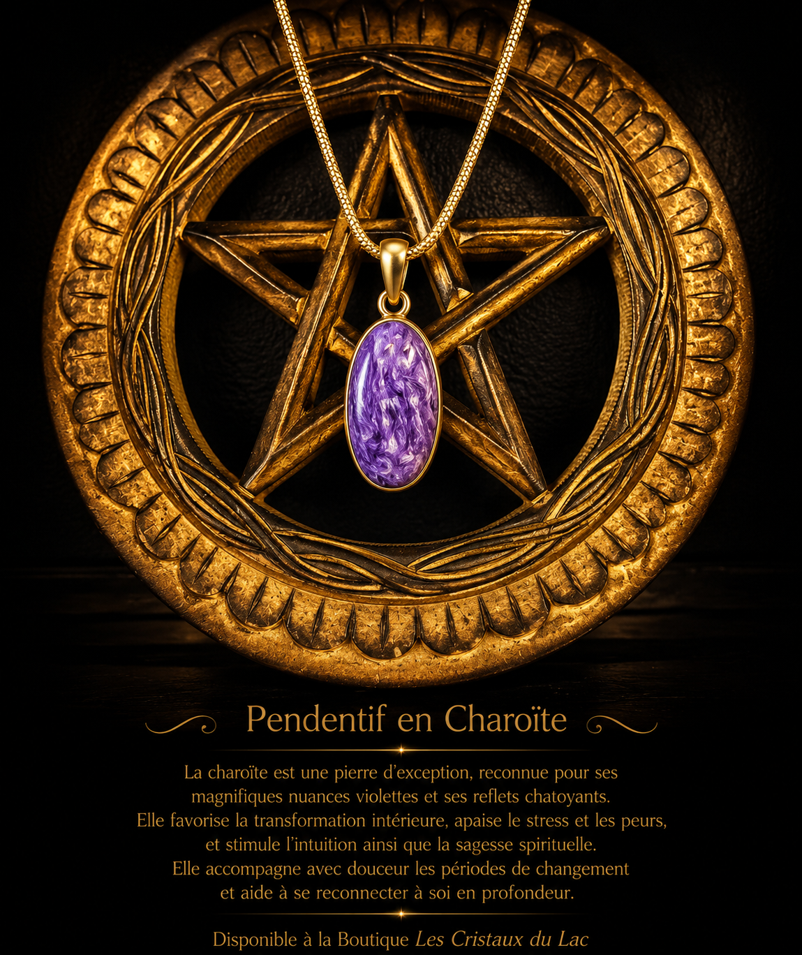 Pendentif charoïte