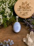 Pendentif- Agate Blue lace