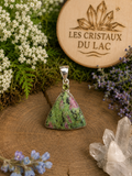 Pendentif Rubis zoïsite- Argent 925