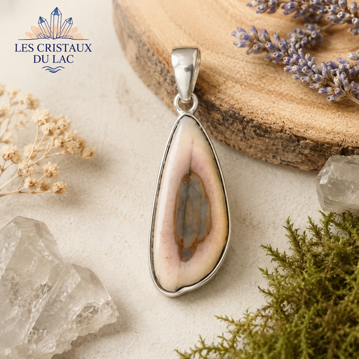 Pendentif Jaspe Impériale