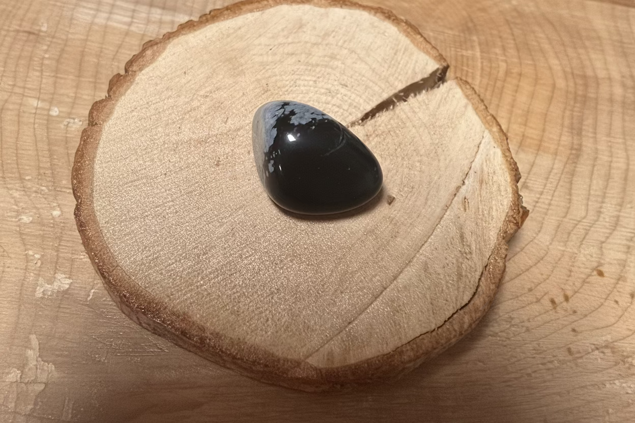 Pierre Obsidienne flocon