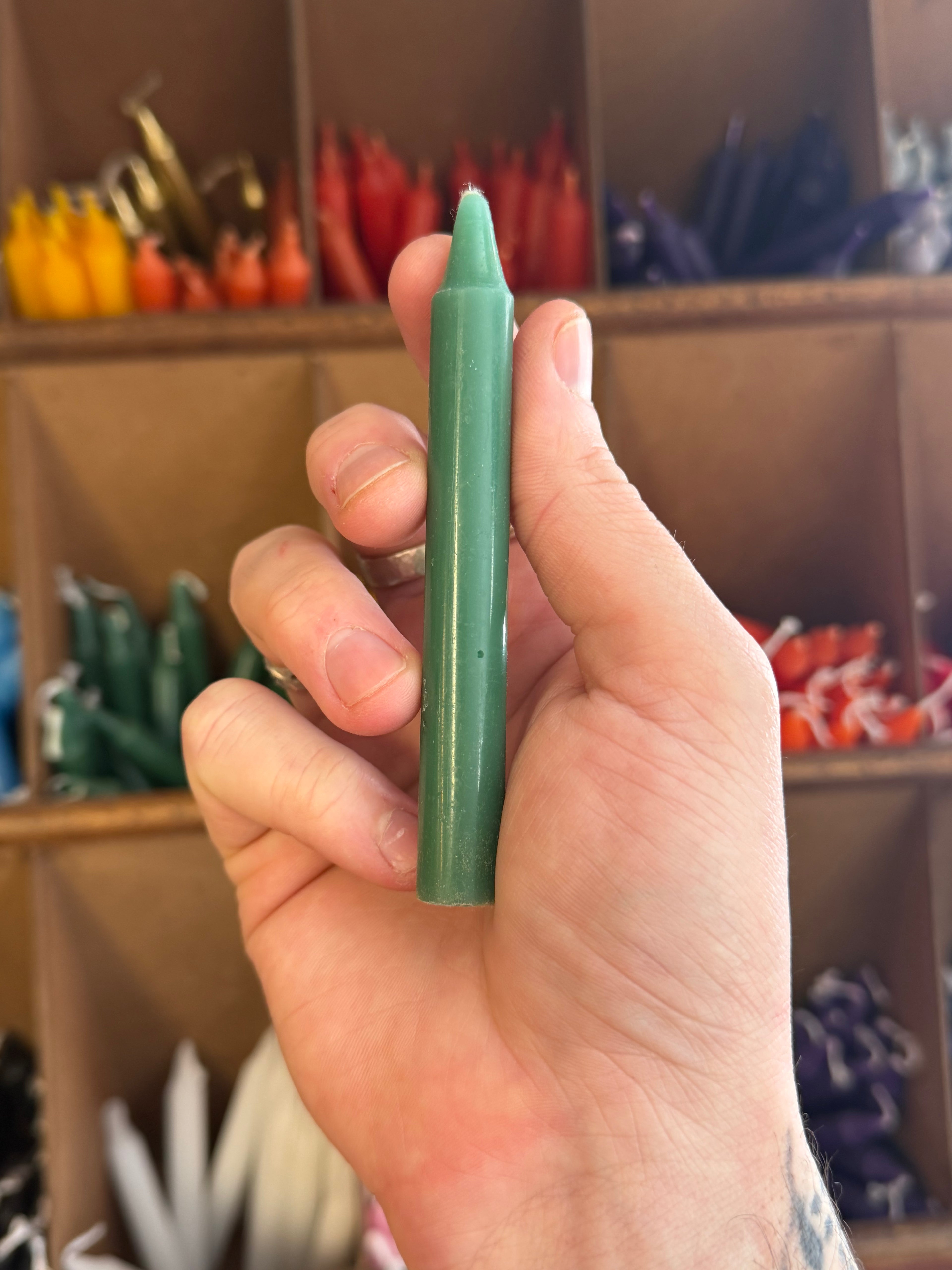 Chandelle verte