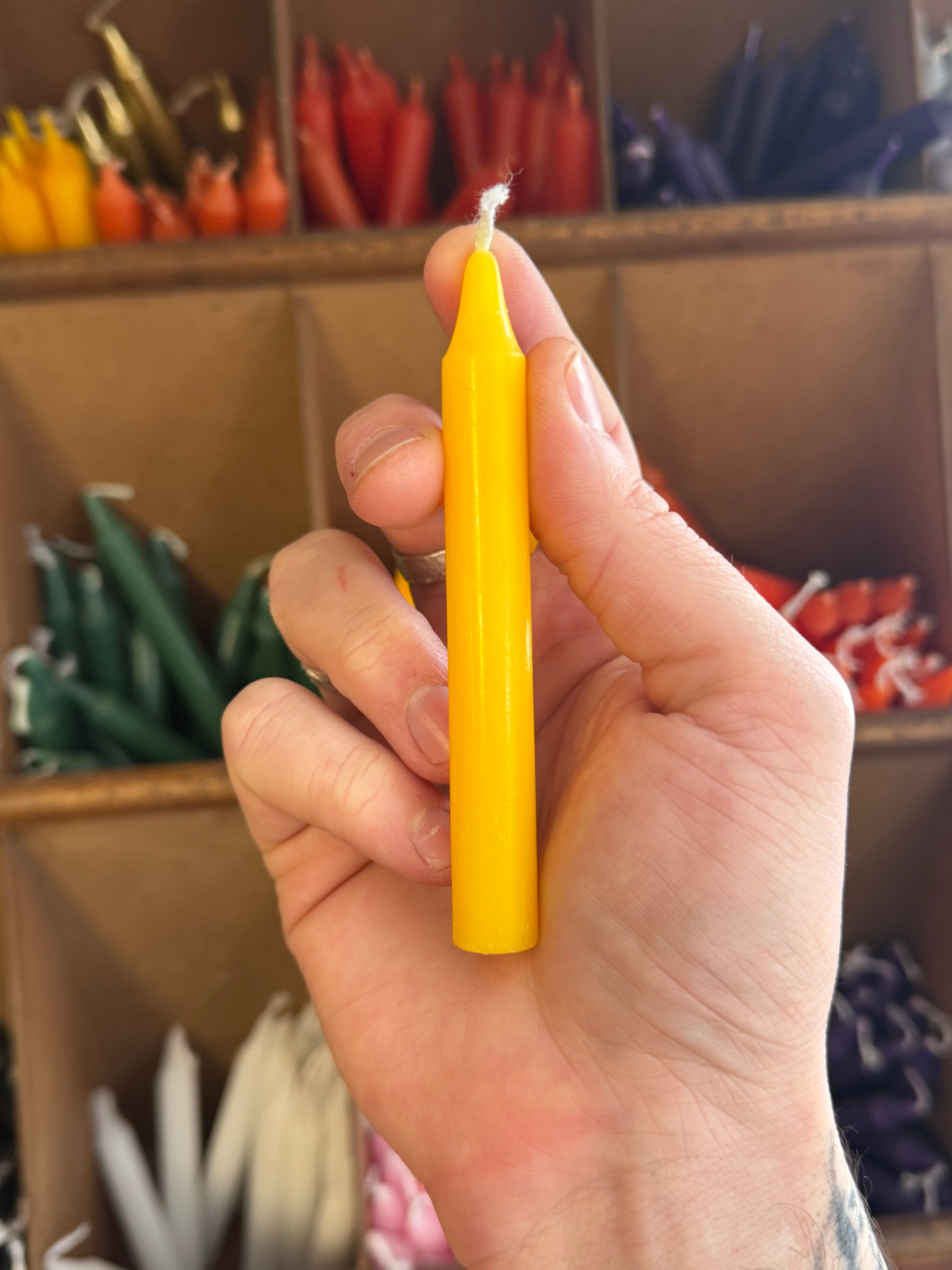 Chandelle jaune