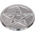Aluminium-Brule Encens/Pentacle-3.5"di.