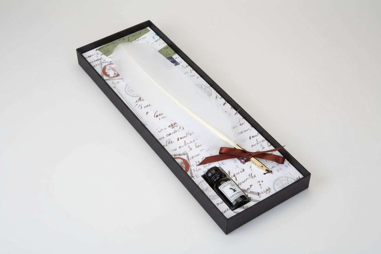 Coffret cadeau stylo plume et encre - Édition sorcier