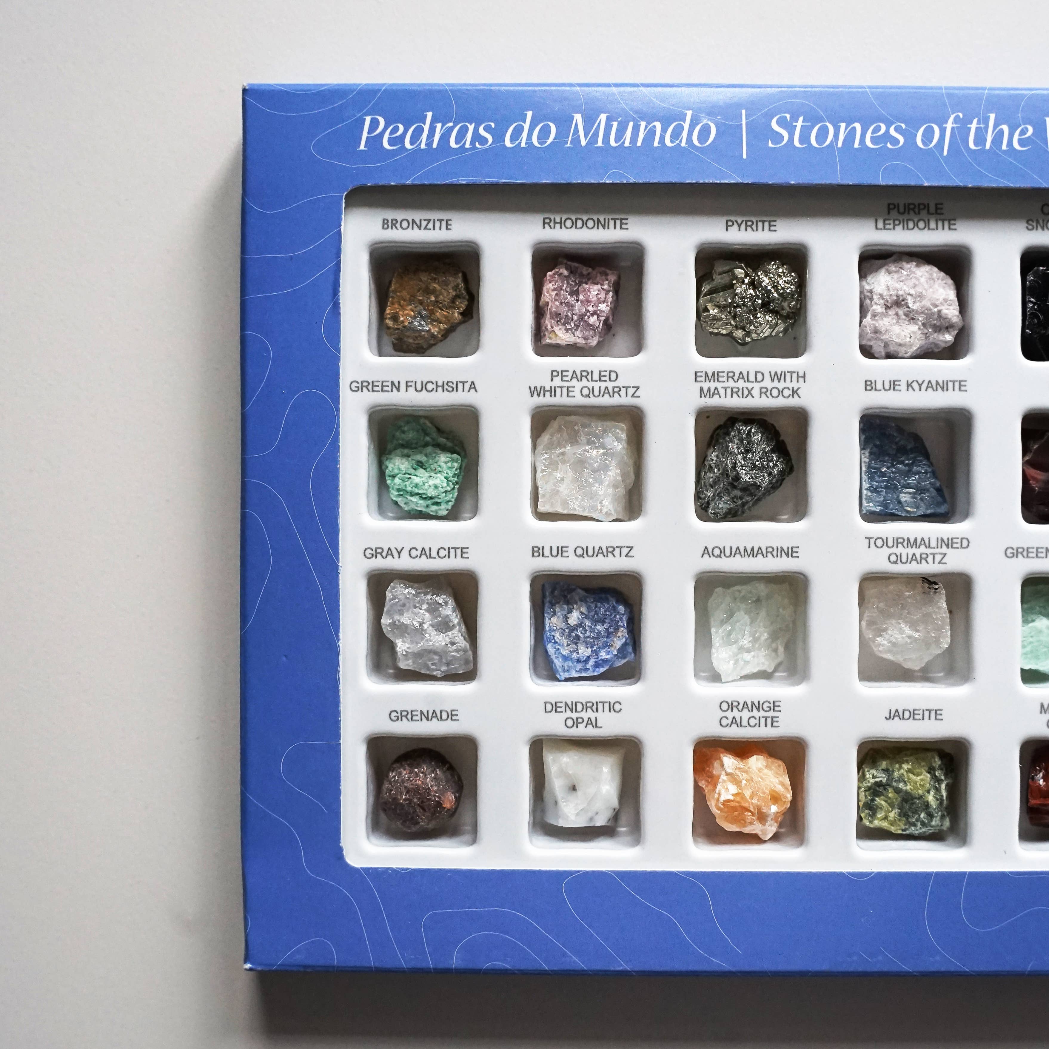 Pierres du monde — Collection de cristaux bruts