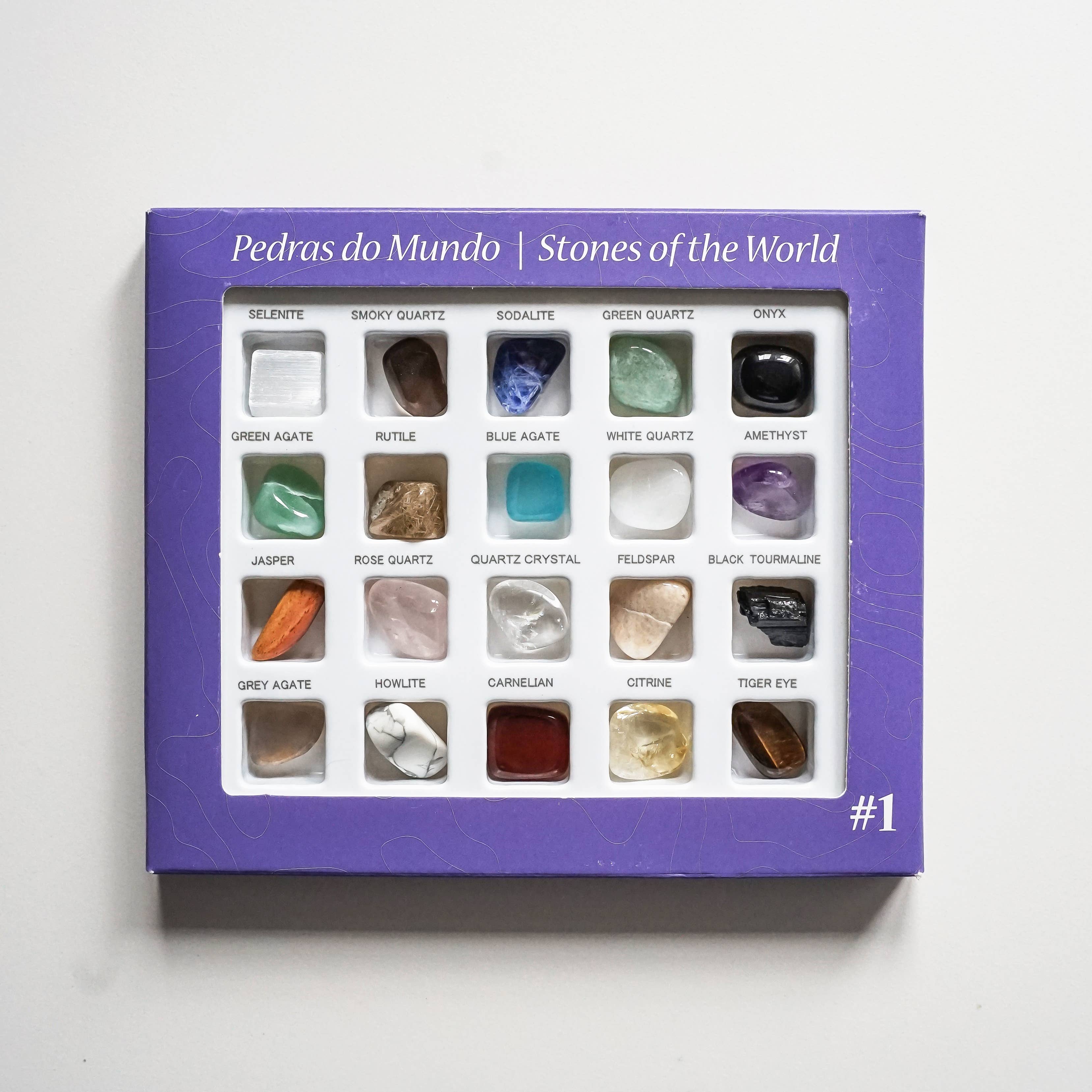 Pierres du monde - Collection de cristaux roulés