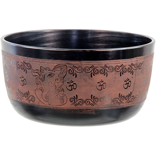 Bol chantant plat/Ganesha-7,5 pouces de diamètre