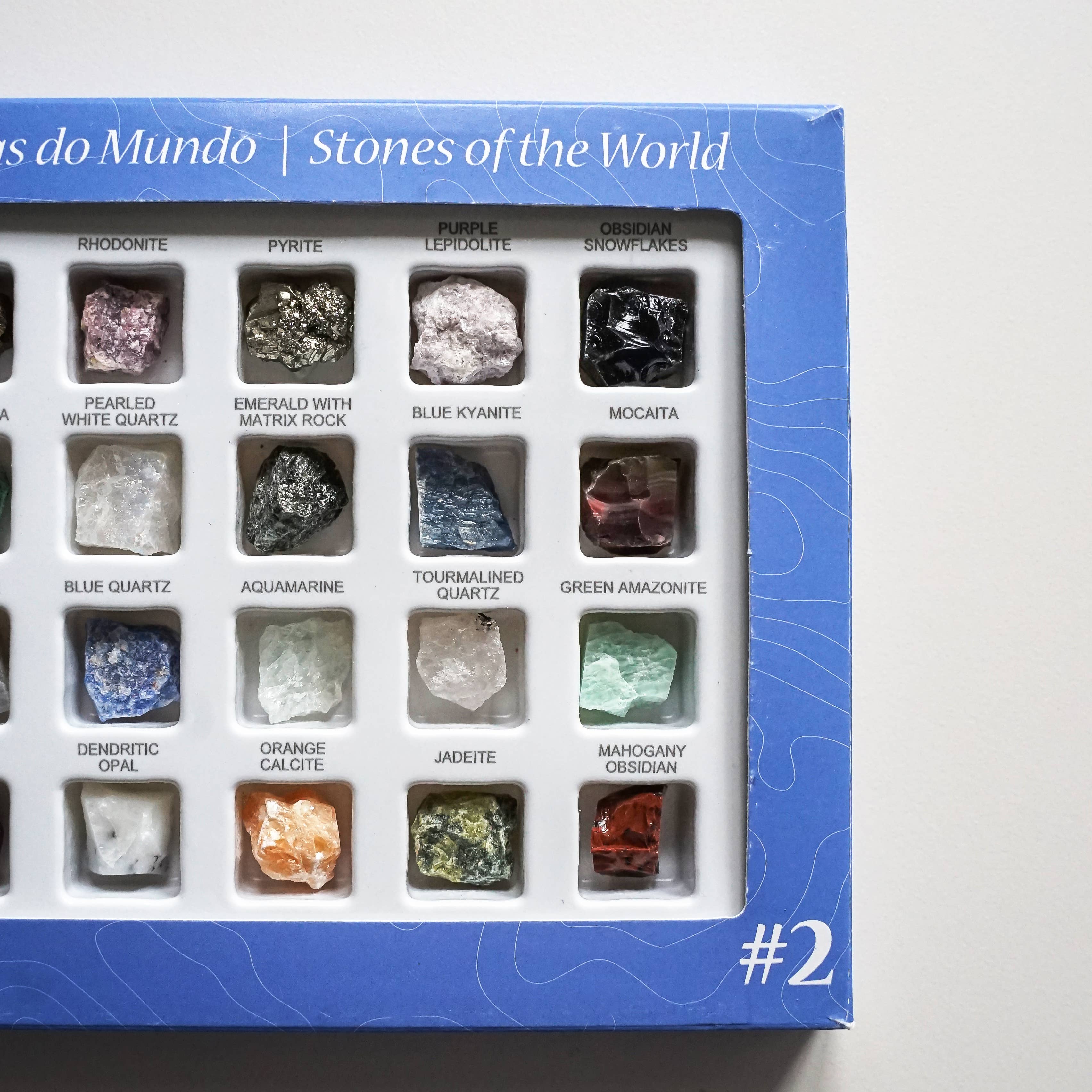Pierres du monde — Collection de cristaux bruts