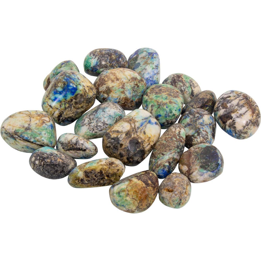 Malachite-Azurite - Pierres roulées